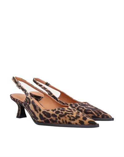 Billi Bi - A8089 Leopard Cuoio Suede Sandaler - Ledopard